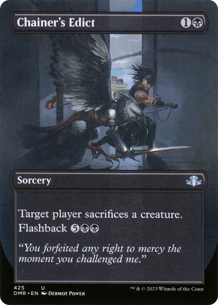 Chainer's Edict (Borderless) (DMR-425) [Dominaria Remastered]