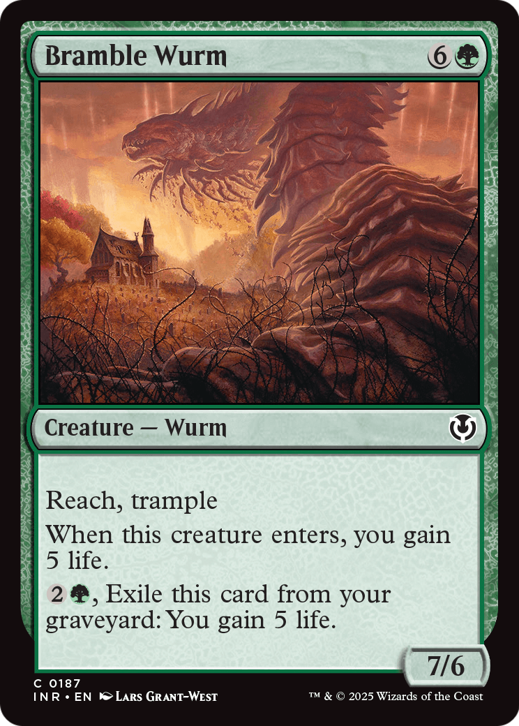 Bramble Wurm (INR-187) [Innistrad Remastered]