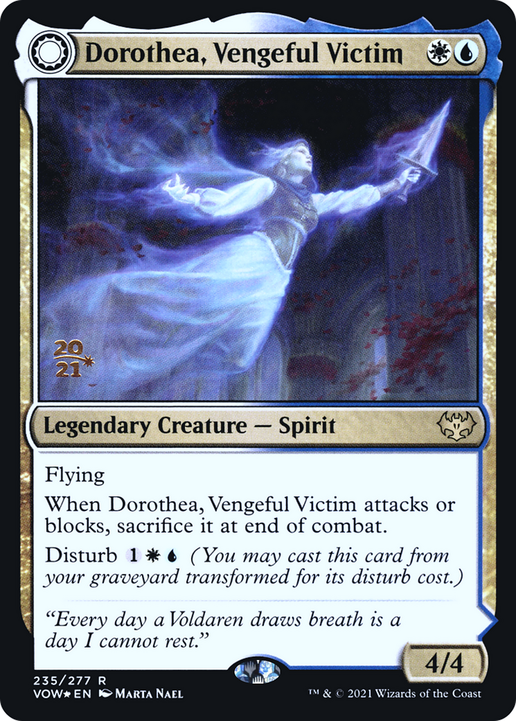 Dorothea, Vengeful Victim (PRE-235) [Innistrad: Crimson Vow Promos] Foil