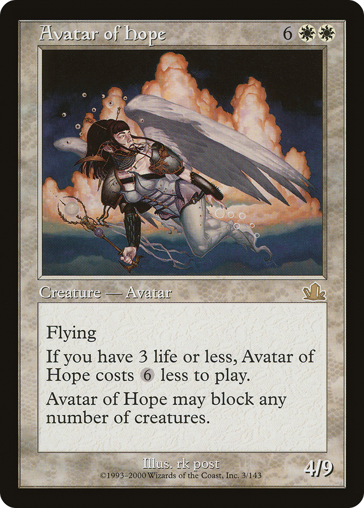 Avatar of Hope (PCY-003) [Prophecy] Foil