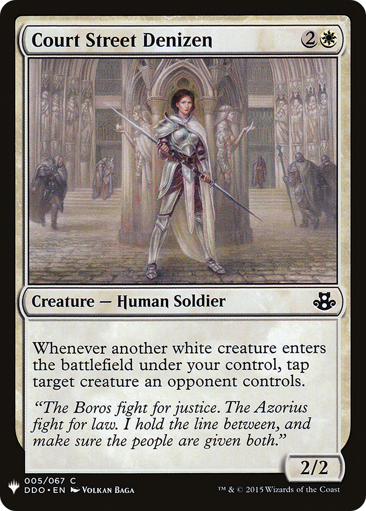 Court Street Denizen (LIST-DDO-5) [The List]