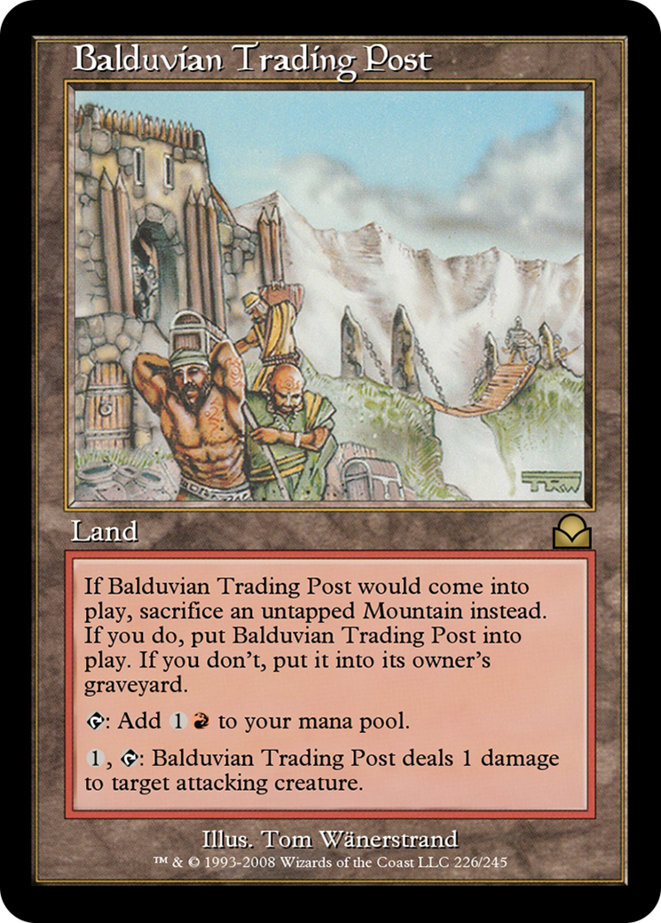 Balduvian Trading Post (ME2-226) [Masters Edition II] Foil
