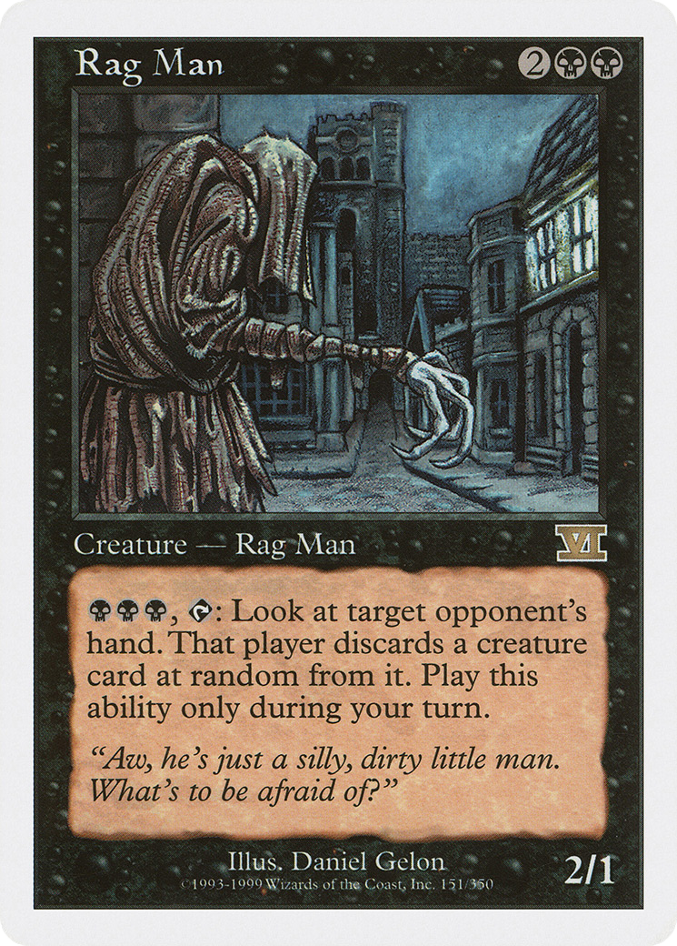 Rag Man (6ED-151) [Classic Sixth Edition]