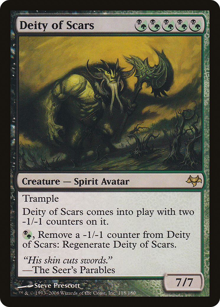 Deity of Scars (EVE-118) [Eventide] Foil