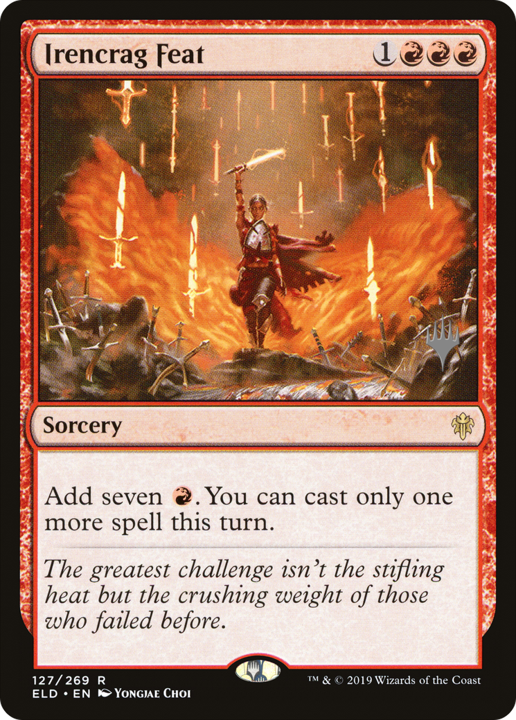 Irencrag Feat (PPELD-127) [Promo Pack: Throne of Eldraine Promos] Foil