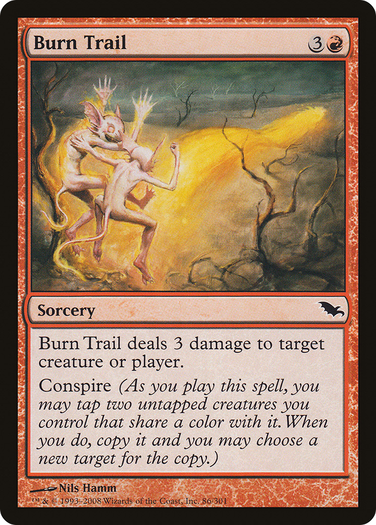 Burn Trail (SHM-086) [Shadowmoor] Foil
