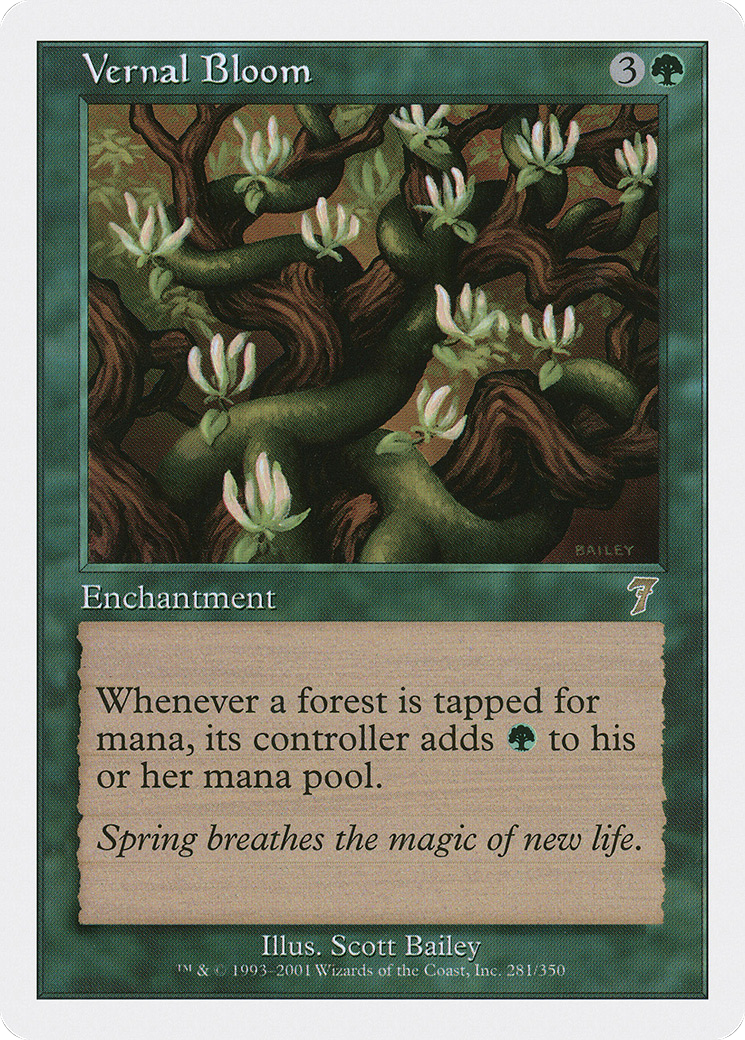 Vernal Bloom (7ED-281) [7th Edition] Foil