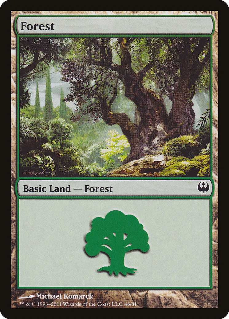 Forest (DDG-046) [Duel Decks: Knights vs. Dragons]