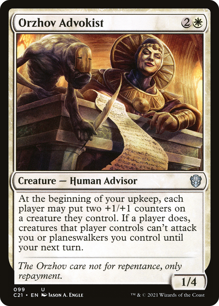 Orzhov Advokist (C21-099) [Commander 2021]
