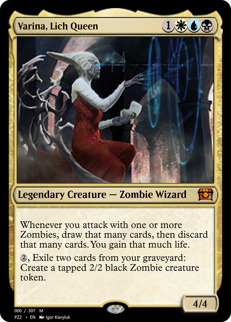 Varina, Lich Queen (PZ2-70741) [Treasure Chest] Foil