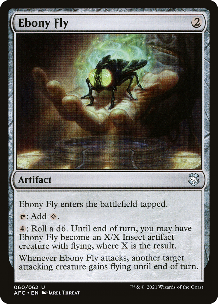Ebony Fly (AFC-060) [Forgotten Realms Commander]