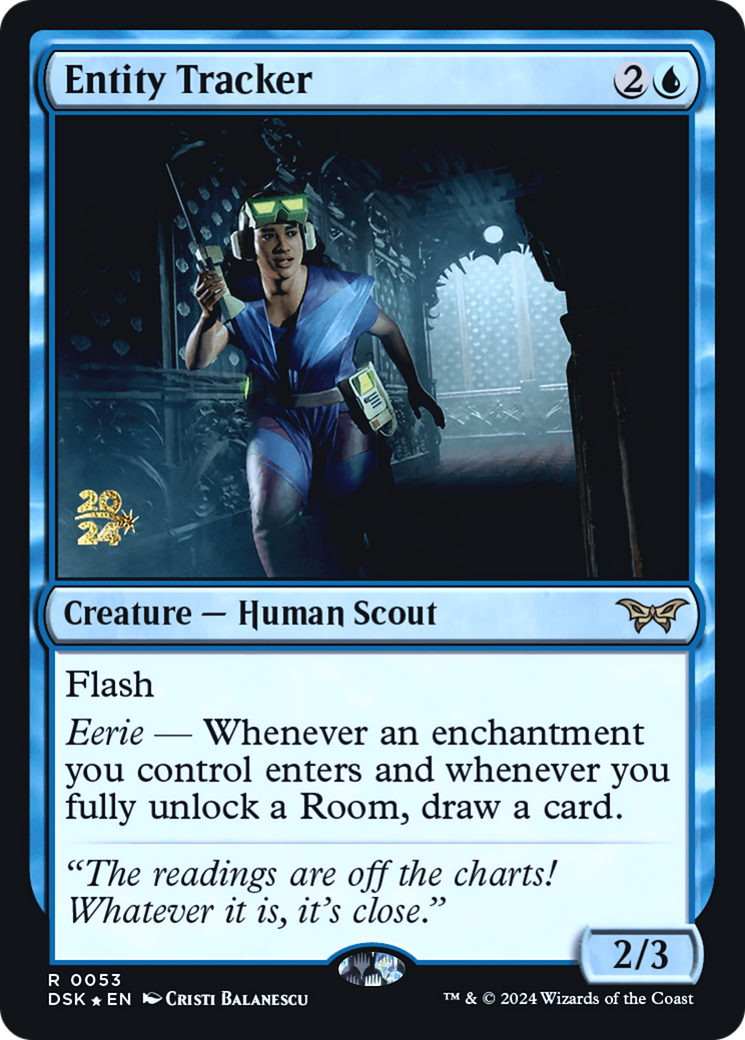 Entity Tracker (PRE-053) [Duskmourn: House of Horror Promos] Foil