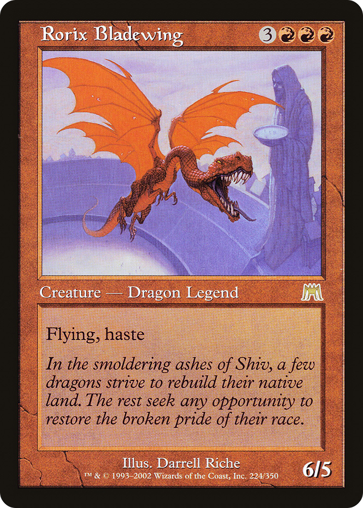 Rorix Bladewing (ONS-224) [Onslaught] Foil