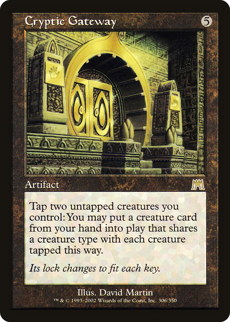 Cryptic Gateway (ONS-306) [Onslaught] Foil