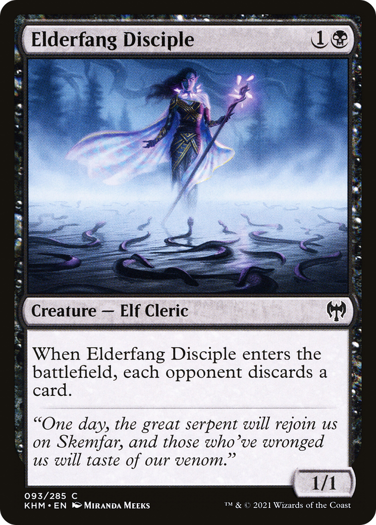 Elderfang Disciple (KHM-093) [Kaldheim] Foil