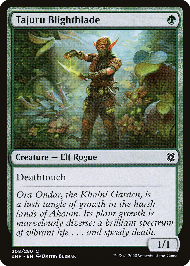 Tajuru Blightblade (ZNR-208) [Zendikar Rising]