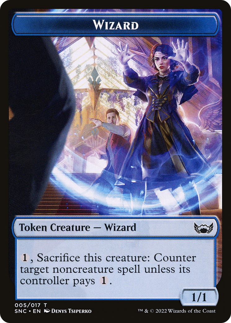 Wizard (TSNC-005) [Streets of New Capenna Tokens]