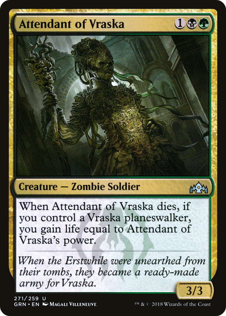 Attendant of Vraska (GRN-271) [Guilds of Ravnica]