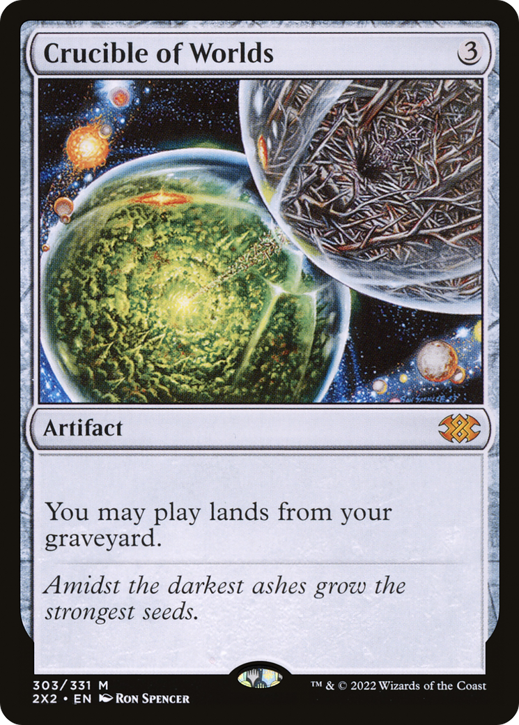 Crucible of Worlds (2X2-303) [Double Masters 2022]