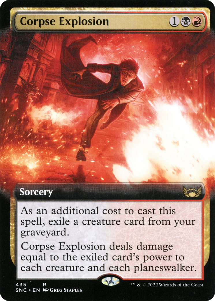 Corpse Explosion (Extended Art) (SNC-435) [Streets of New Capenna] Foil