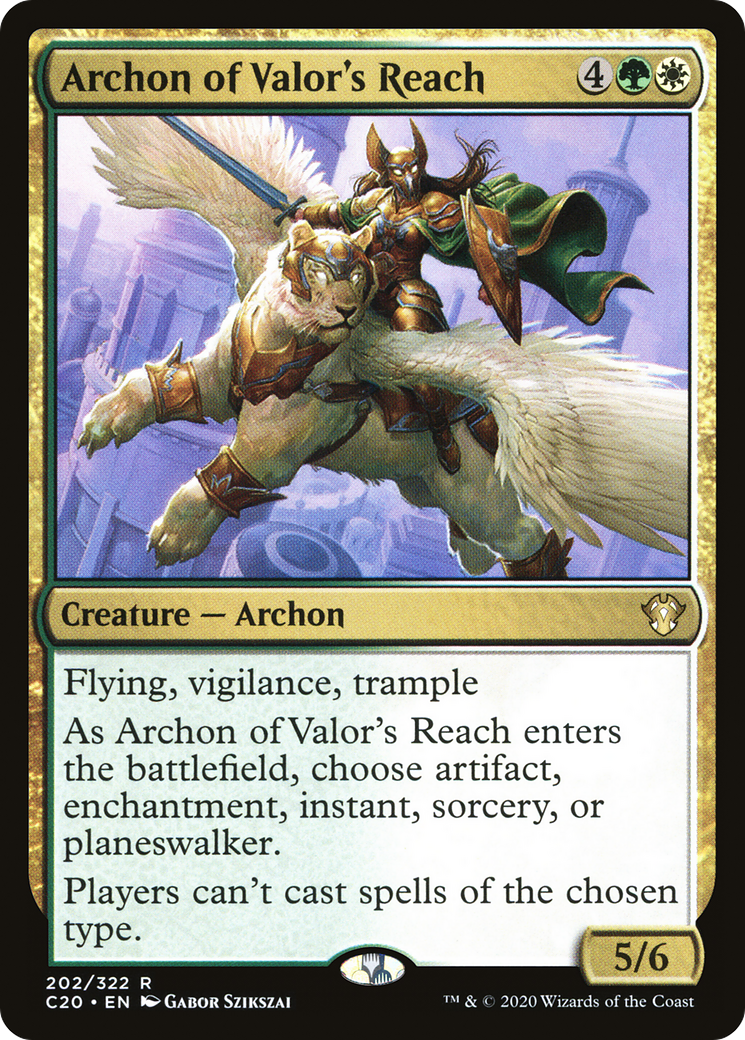 Archon of Valor's Reach (C20-202) [Commander 2020]