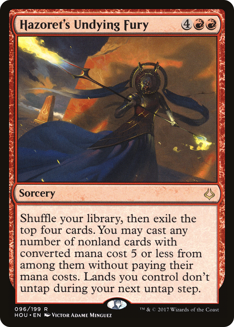 Hazoret's Undying Fury (HOU-096) [Hour of Devastation] Foil