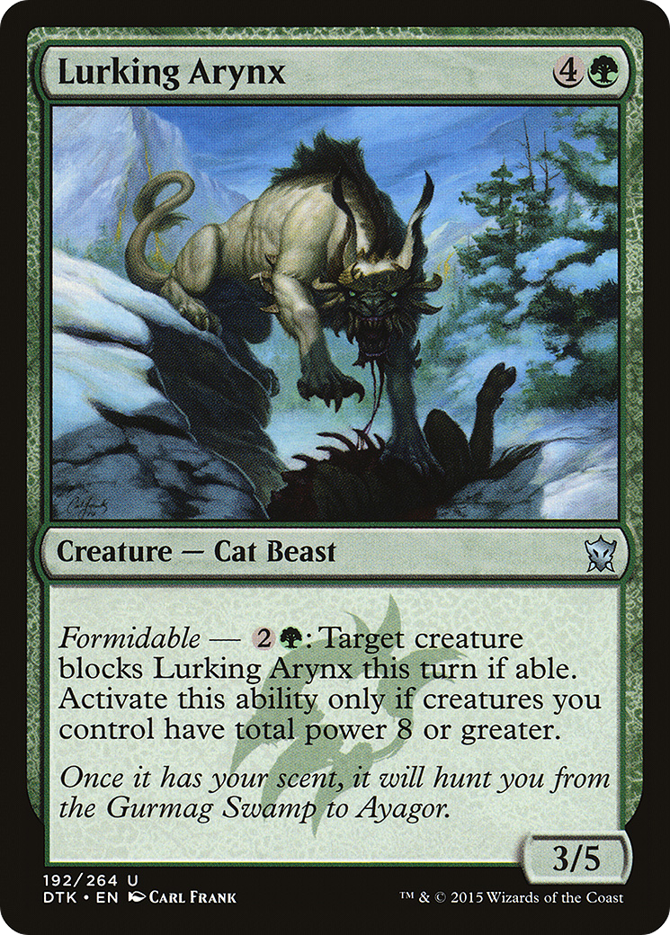 Lurking Arynx (DTK-192) [Dragons of Tarkir] Foil