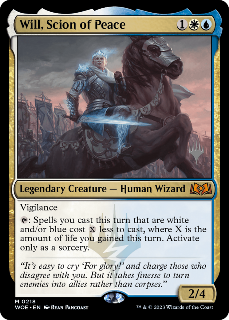Will, Scion of Peace (PPWOE-218) [Promo Pack: Wilds of Eldraine Promos]