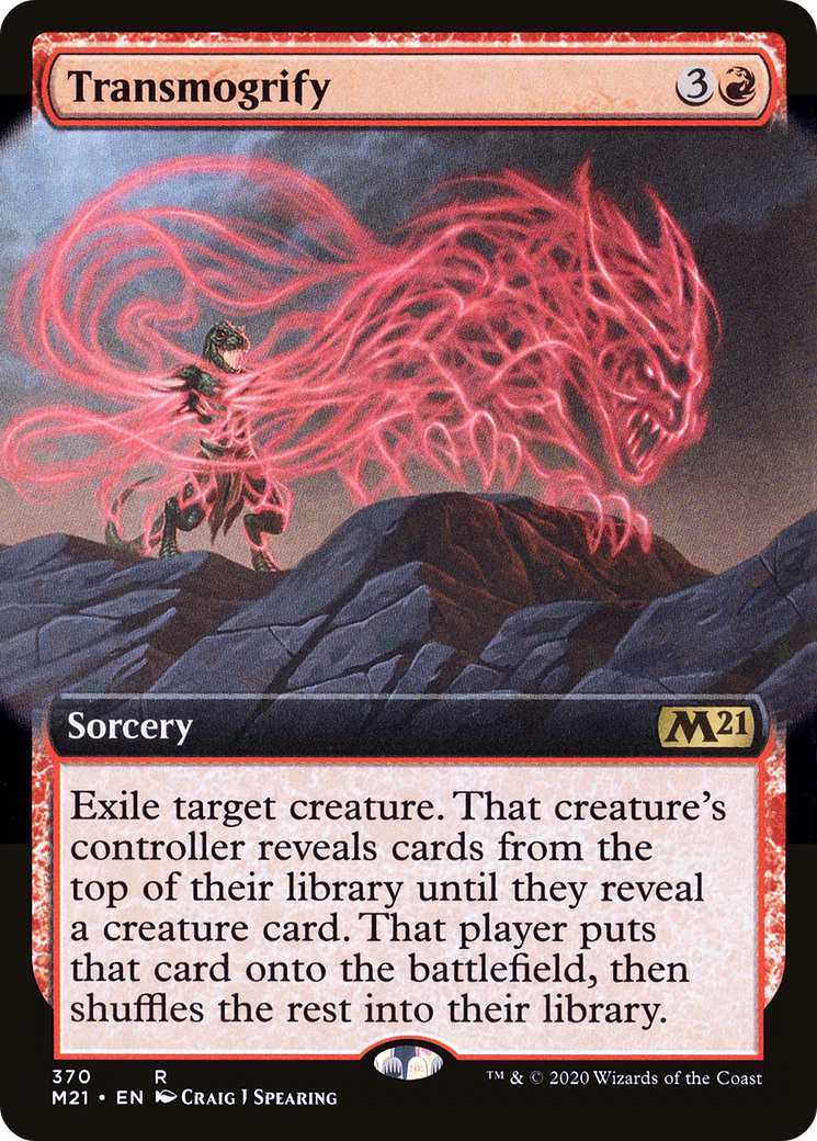 Transmogrify (Extended Art) (M21-370) [Core Set 2021]