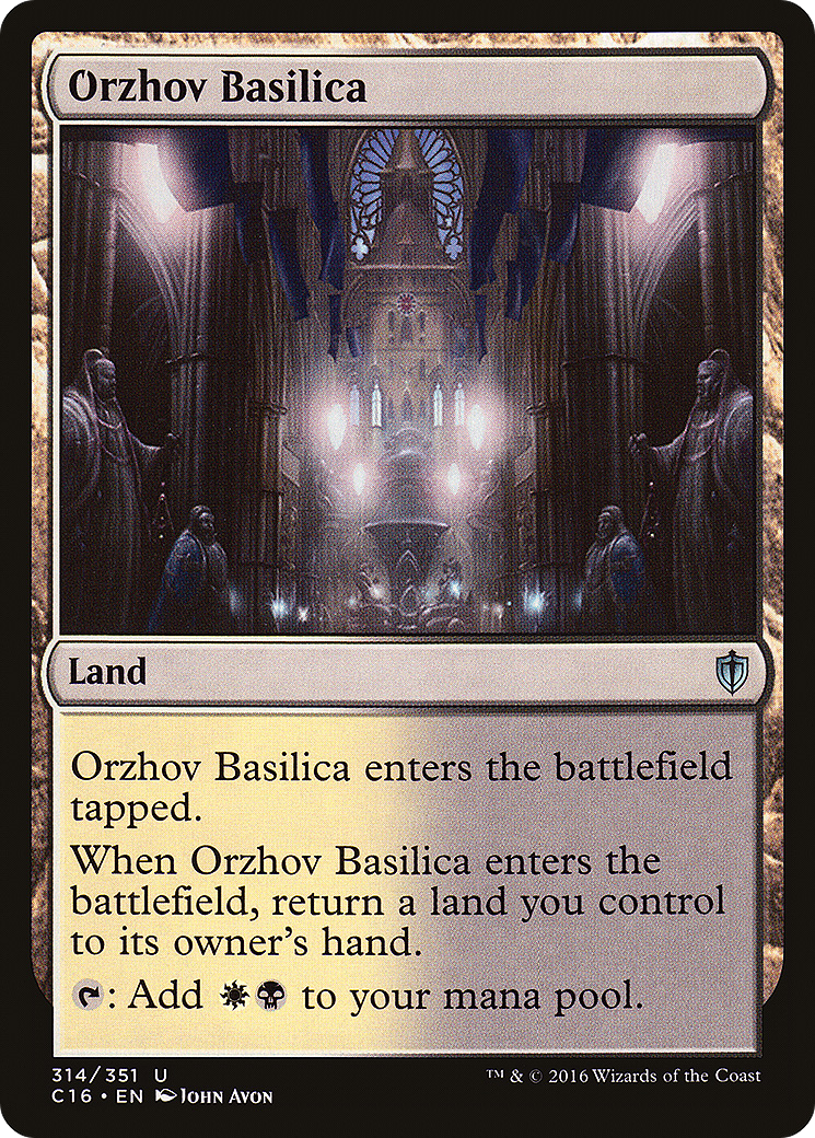Orzhov Basilica (C16-314) [Commander 2016]
