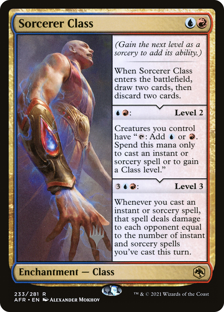 Sorcerer Class (PPAFR-233) [Promo Pack: Adventures in the Forgotten Realms Promos]