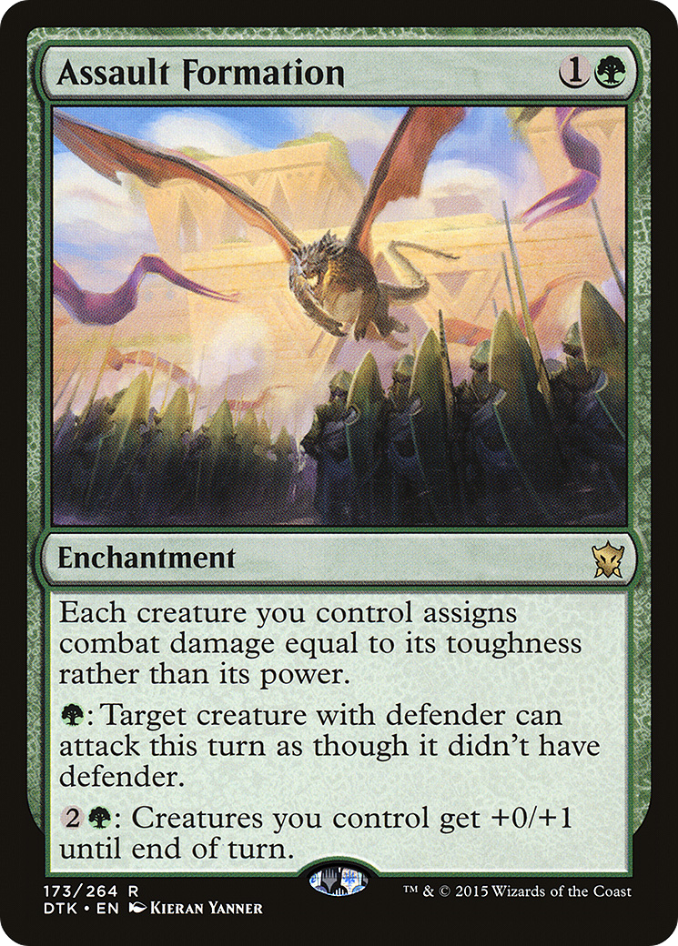 Assault Formation (DTK-173) [Dragons of Tarkir] Foil