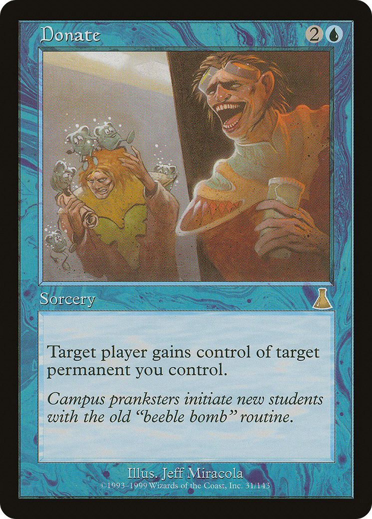 Donate (UDS-031) [Urza's Destiny] Foil