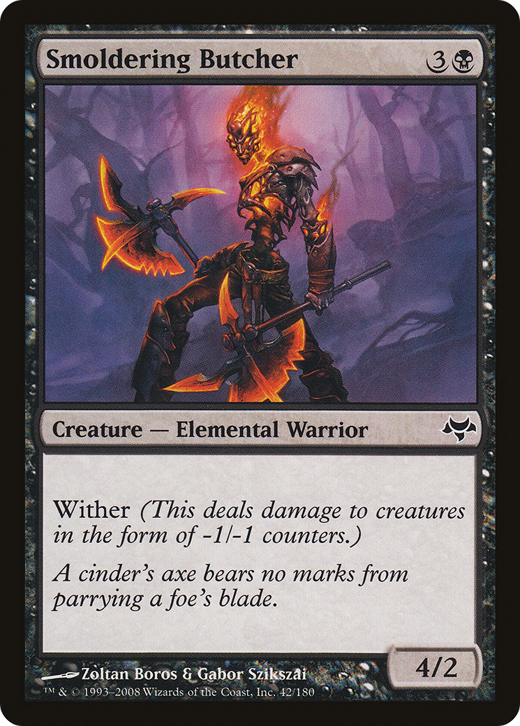 Smoldering Butcher (EVE-042) [Eventide] Foil