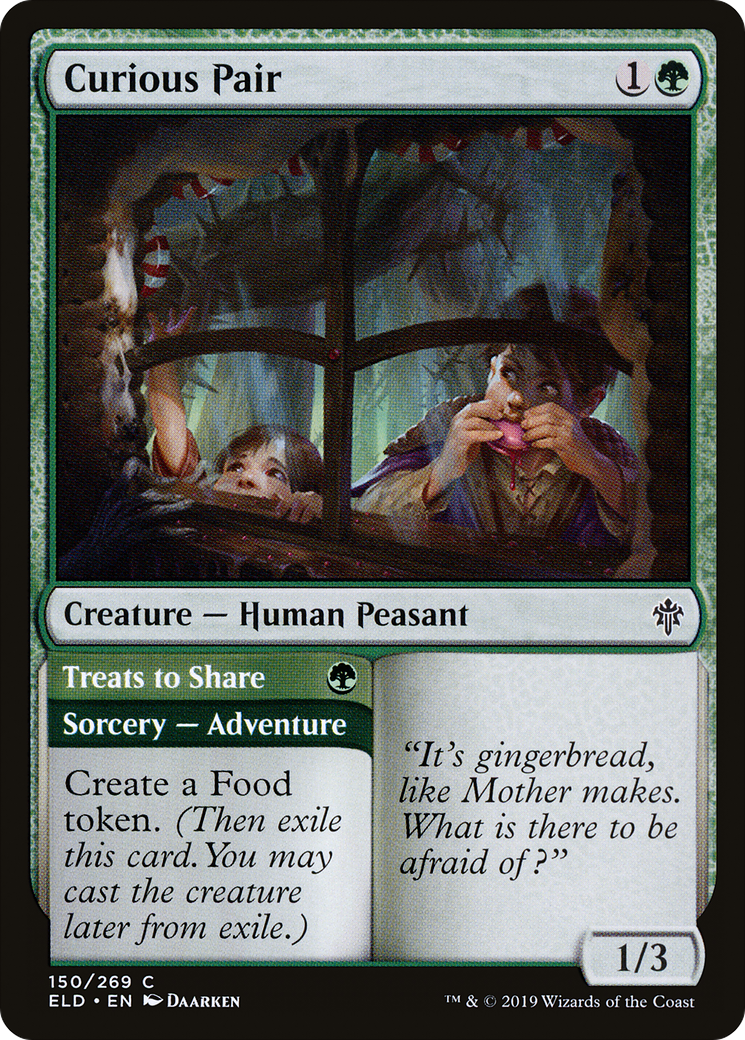 Curious Pair (ELD-150) [Throne of Eldraine] Foil
