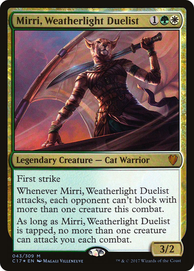 Mirri, Weatherlight Duelist (C17-043) [Commander 2017] Foil
