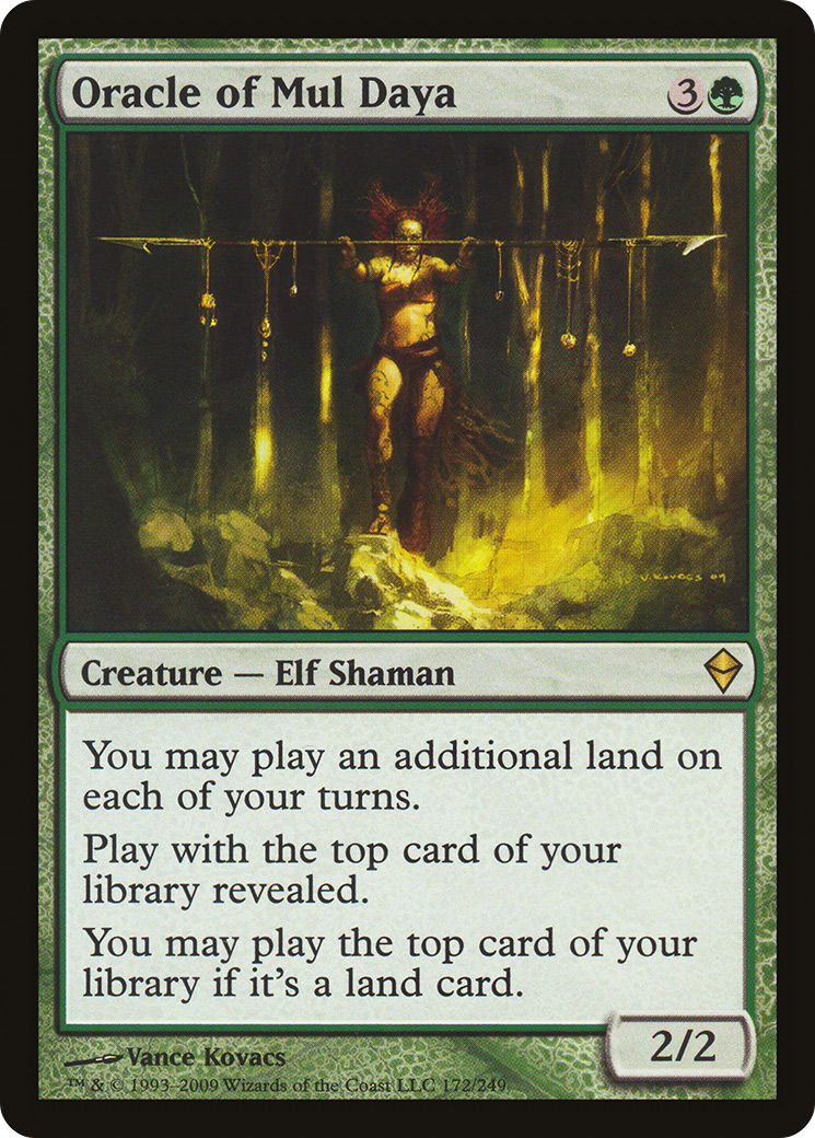 Oracle of Mul Daya (ZEN-172) [Zendikar] Foil