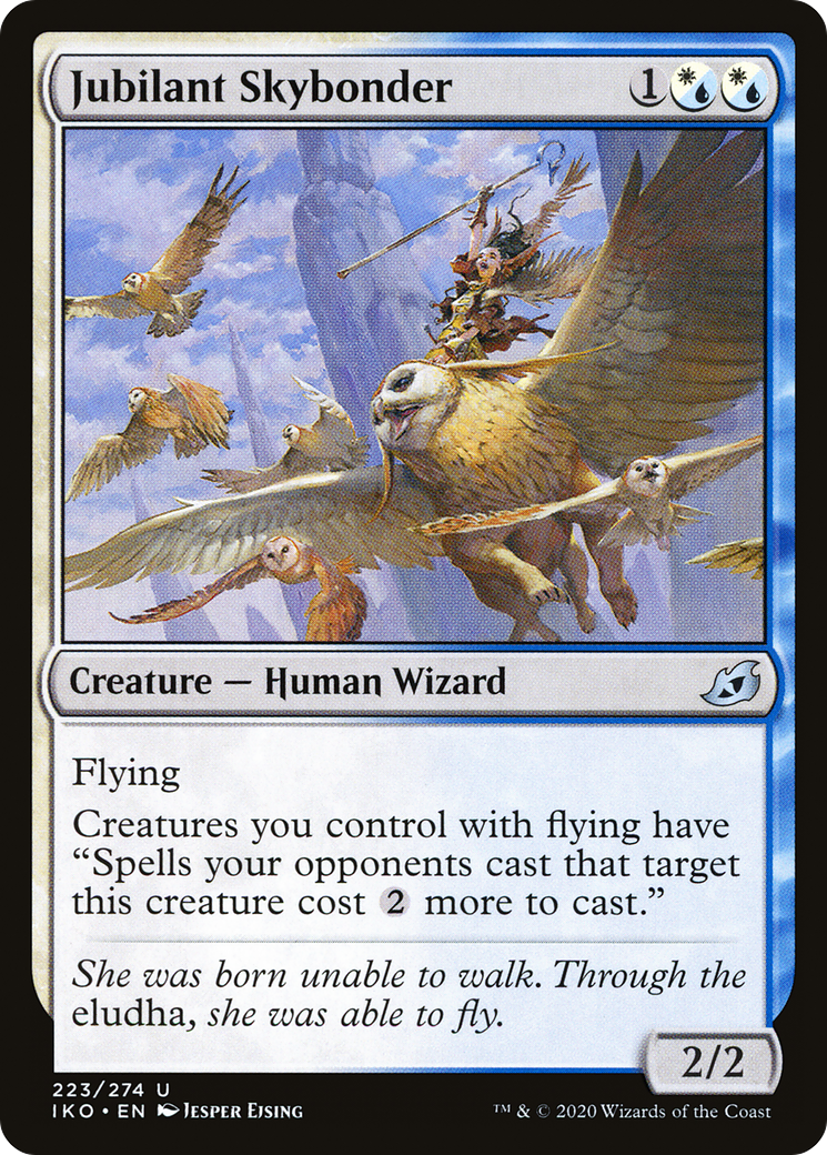 Jubilant Skybonder (IKO-223) [Ikoria: Lair of Behemoths] Foil