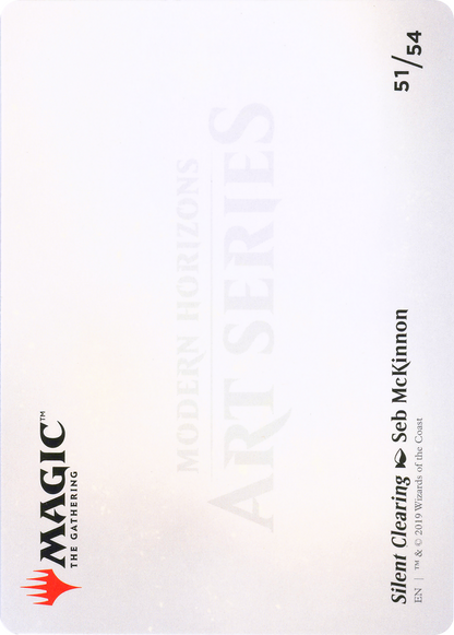 Silent Clearing // Silent Clearing (AMH1-051) (Borderless) [Modern Horizons Art Series]
