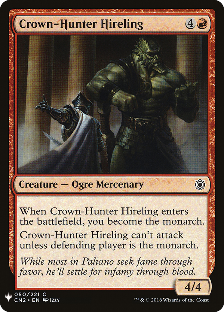 Crown-Hunter Hireling (LIST-CN2-50) [The List]