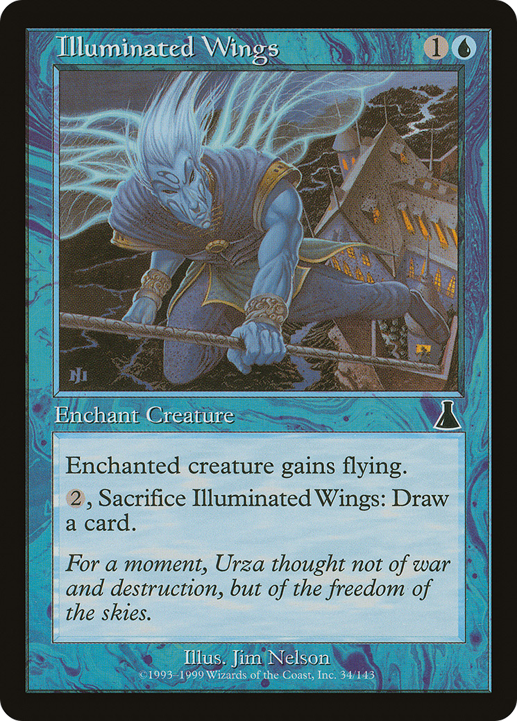 Illuminated Wings (UDS-034) [Urza's Destiny] Foil