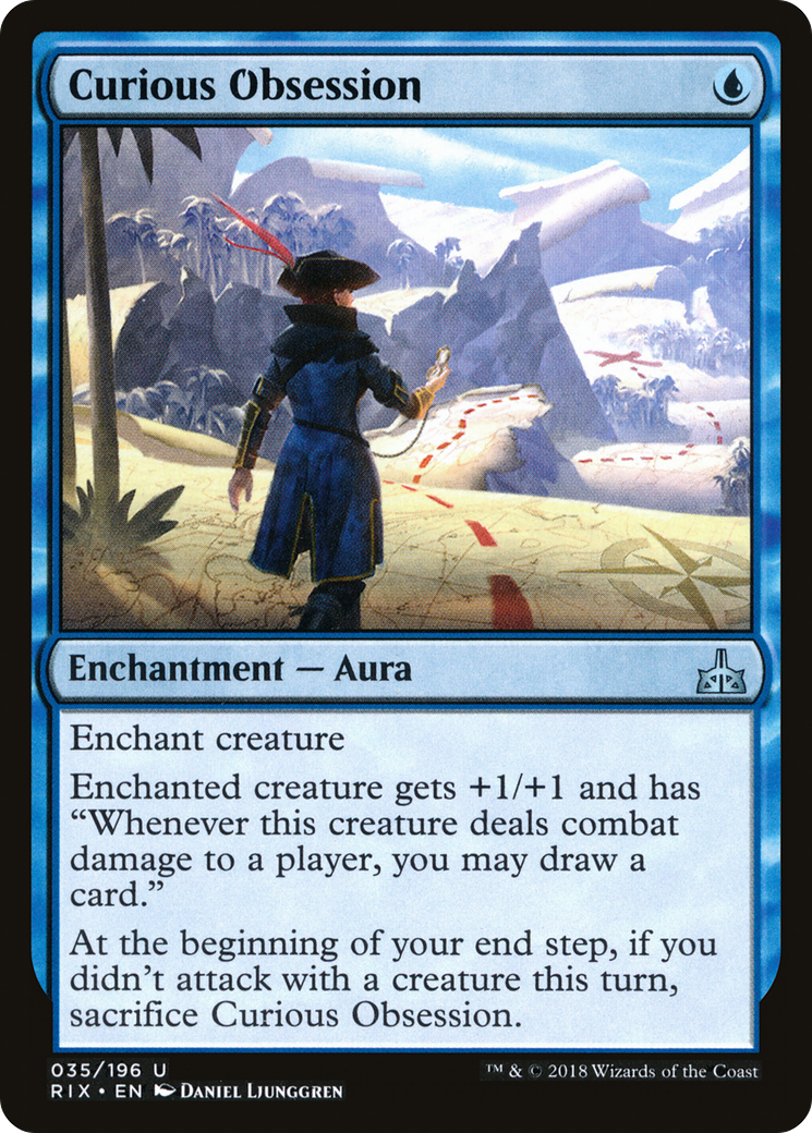 Curious Obsession (RIX-035) [Rivals of Ixalan] Foil