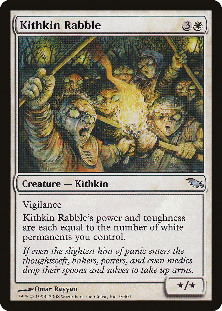 Kithkin Rabble (SHM-009) [Shadowmoor] Foil