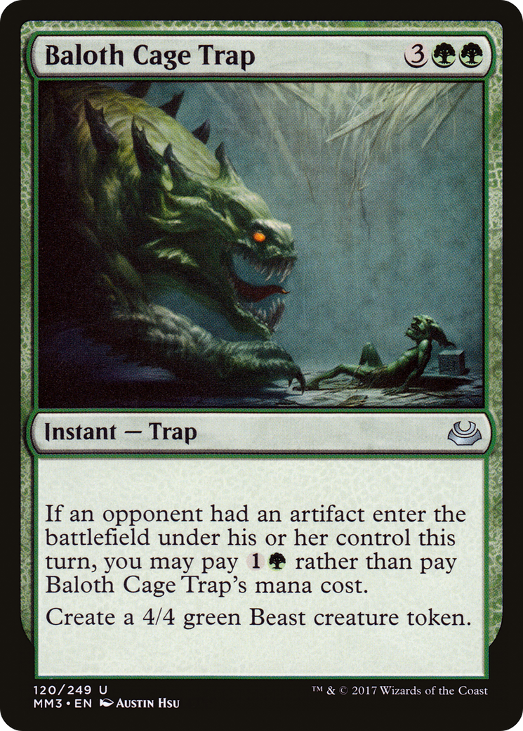 Baloth Cage Trap (MM3-120) [Modern Masters 2017]