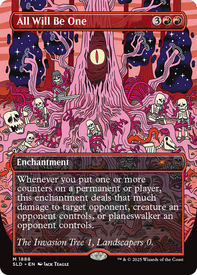 All Will Be One (SLD-1888) (Borderless) [Secret Lair Drop] Foil