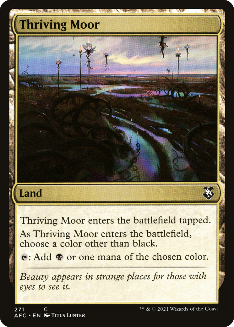 Thriving Moor (AFC-271) [Forgotten Realms Commander]