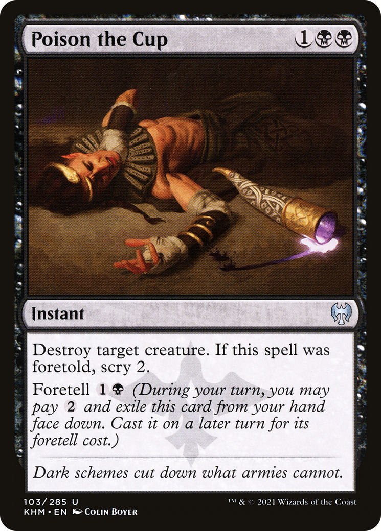 Poison the Cup (KHM-103) [Kaldheim] Foil