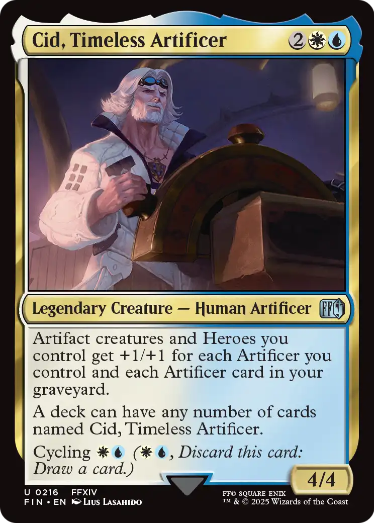 Cid, Timeless Artificer (FIN-216) [FINAL FANTASY]