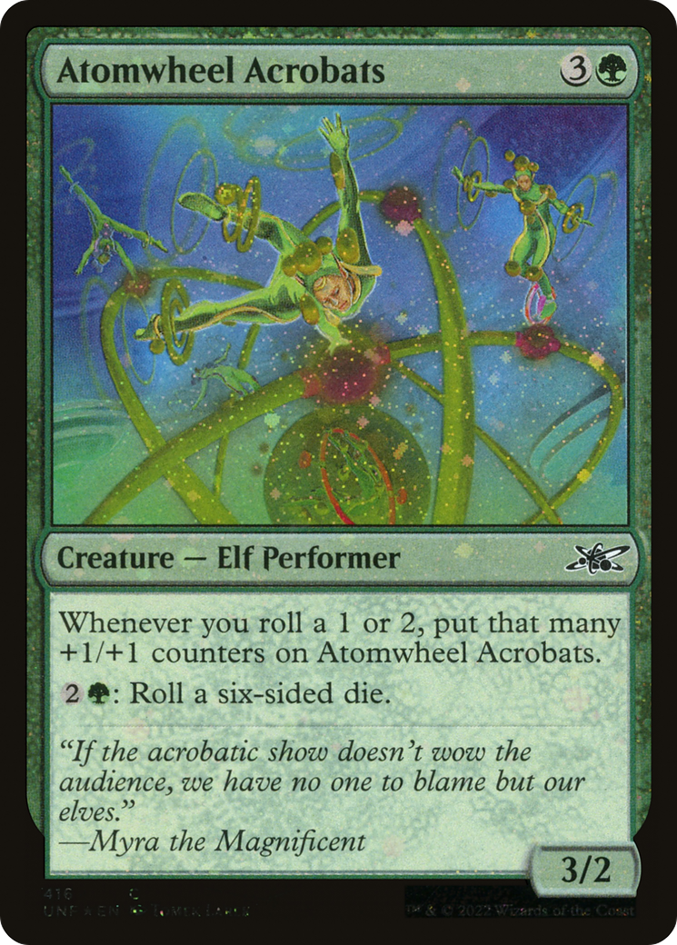 Atomwheel Acrobats (Galaxy Foil) (UNF-416) [Unfinity] Foil