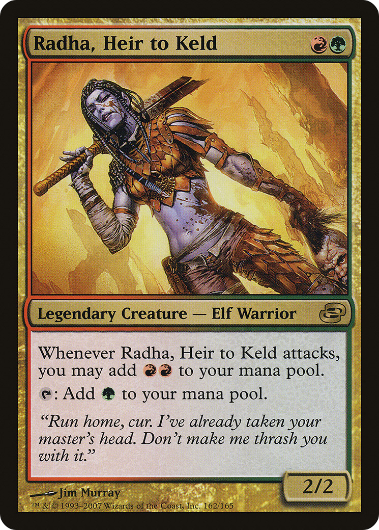 Radha, Heir to Keld (PLC-162) [Planar Chaos] Foil